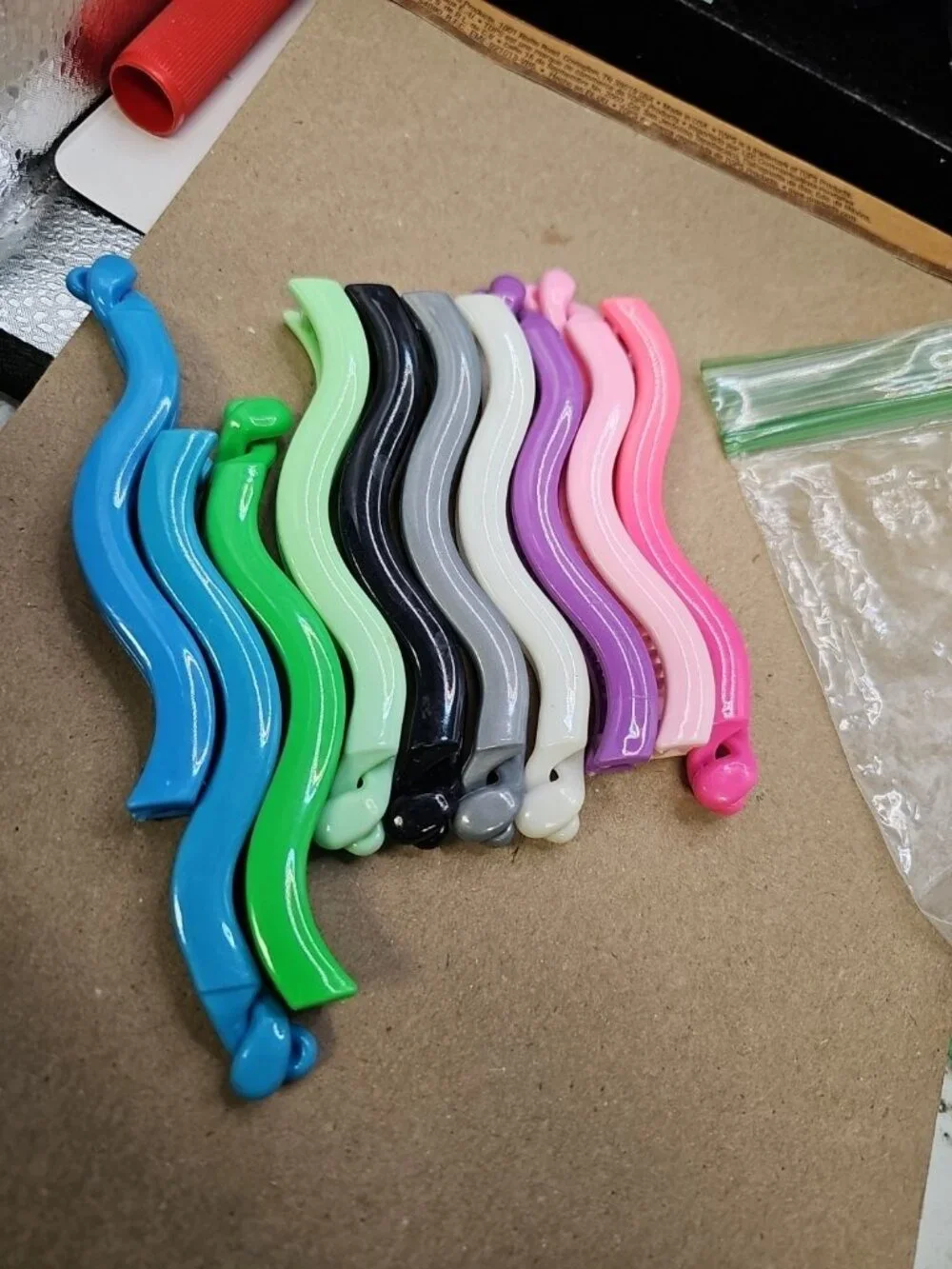 Banana Hair Clip-on Lot Of 10